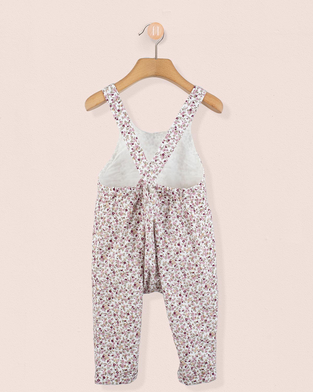 Ella French Antique Mauve Overall - Romper