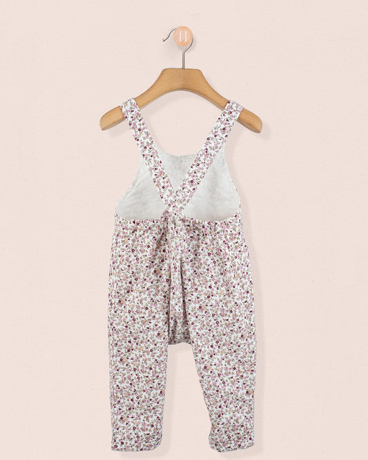 Ella French Antique Mauve Overall - Romper