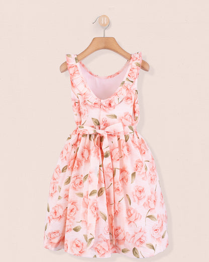 Ella Bianca Roses Dress - Dress