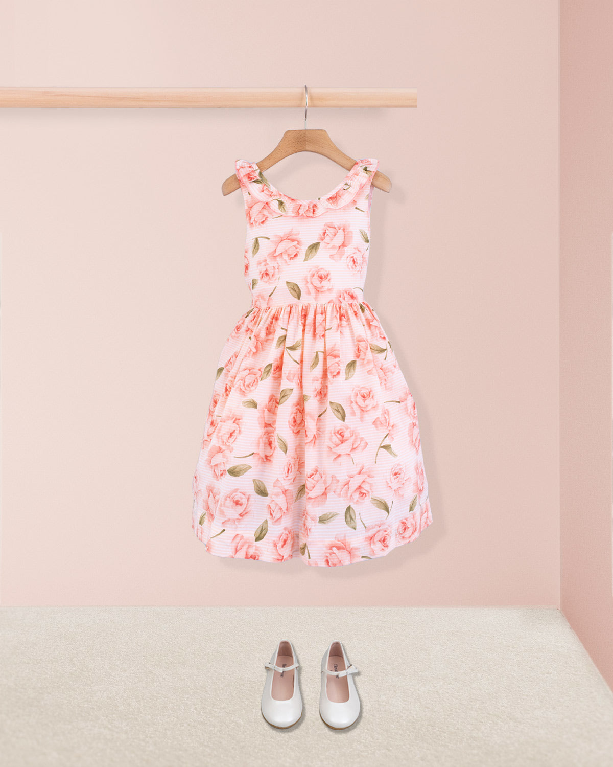 Ella Bianca Roses Dress - Dress