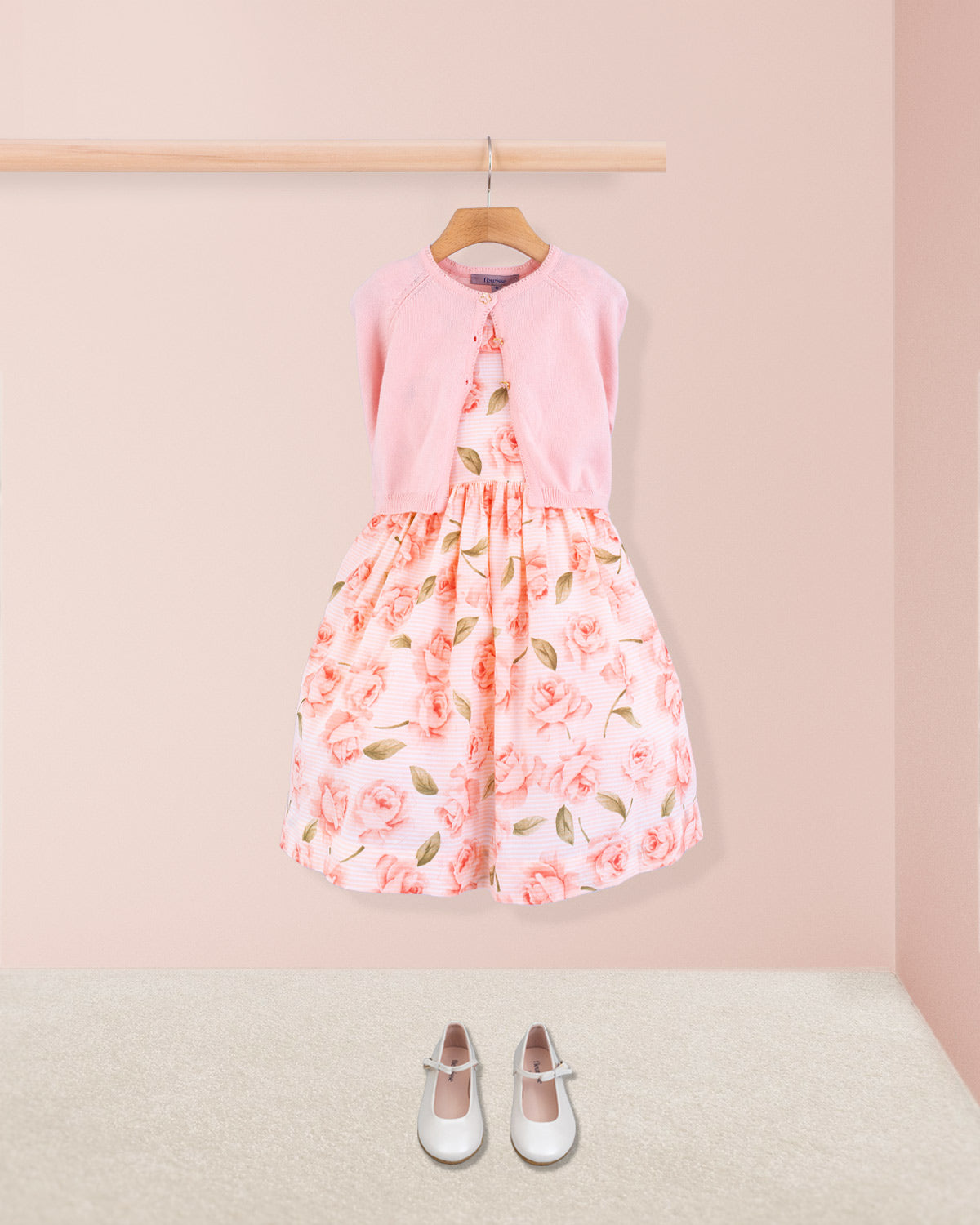 Ella Bianca Roses Dress - Dress