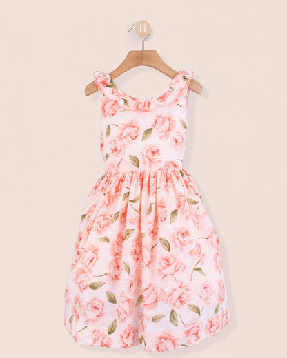 Ella Bianca Roses Dress - Dress