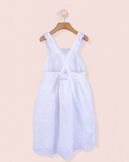 Elodie White Eyelet - Dress