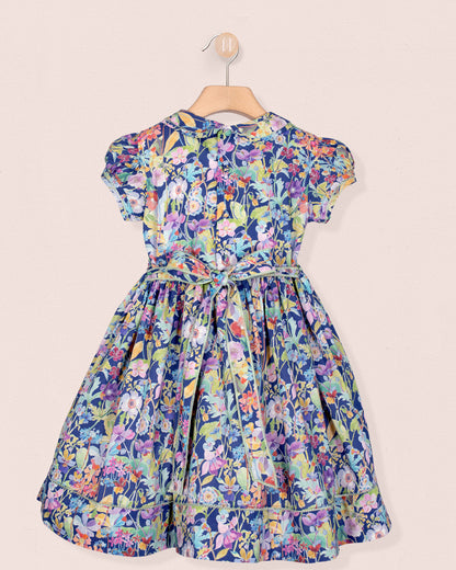 Emma Liberty Proposal Blue Smock - Smocked Dress