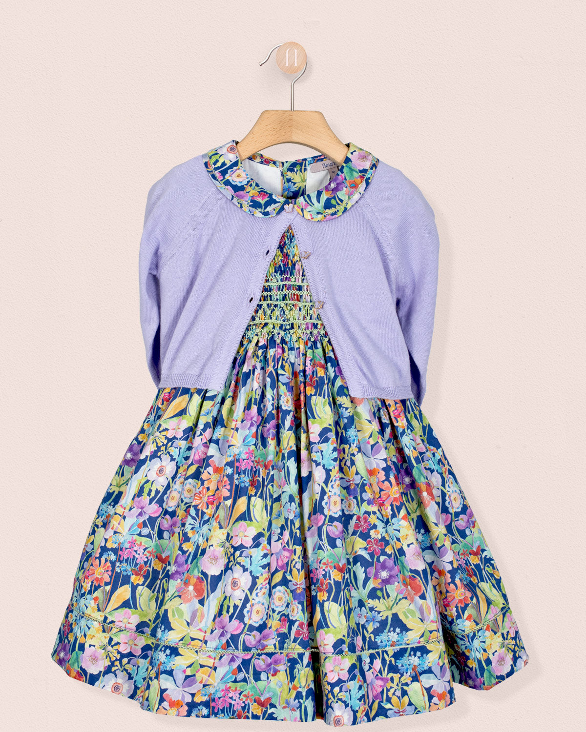 Emma Liberty Proposal Blue Smock - Smocked Dress