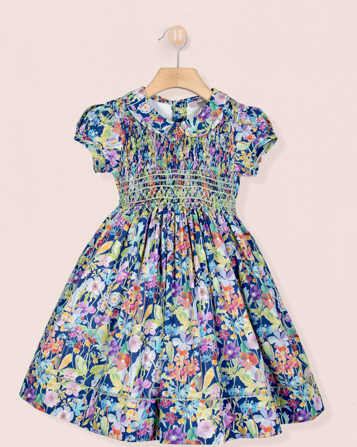 Emma Liberty Proposal Blue Smock - Smocked Dress