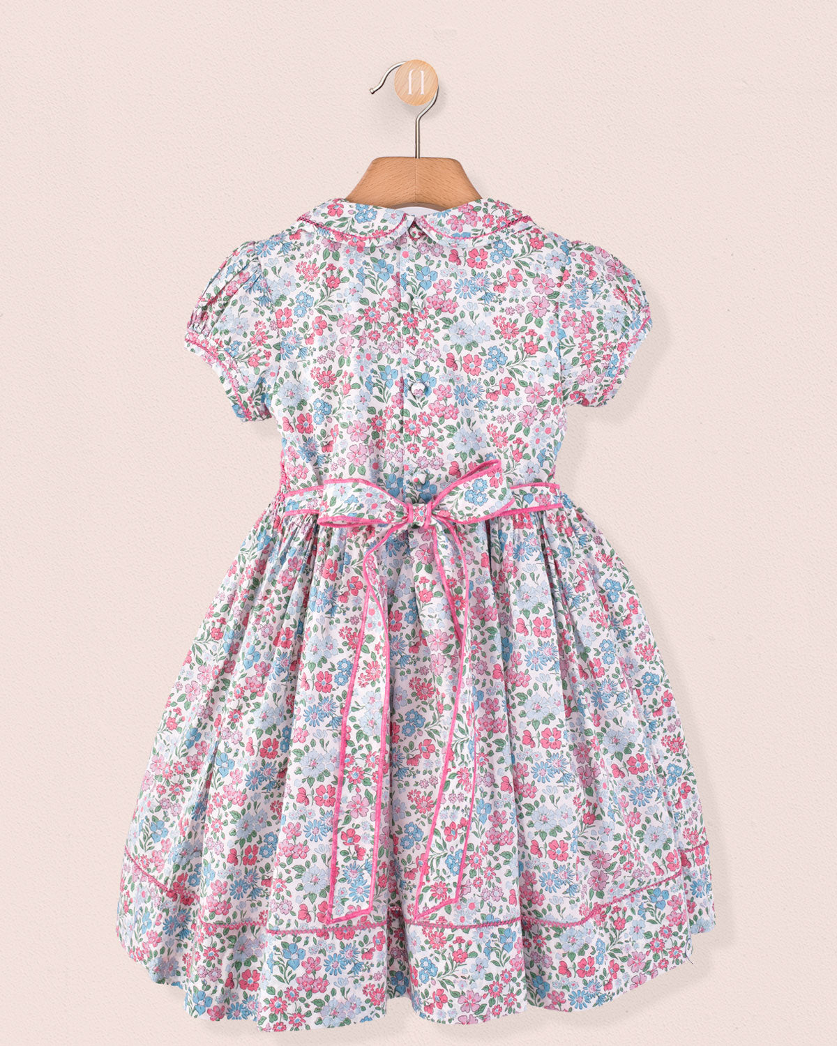 Emma Liberty Anabella Pastel Smock - Smocked Dress