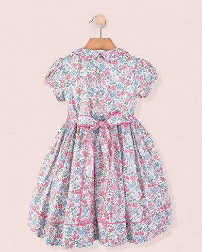 Emma Liberty Anabella Pastel Smock - Smocked Dress