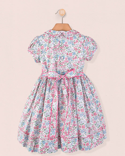 Emma Liberty Anabella Pastel Smock - Smocked Dress