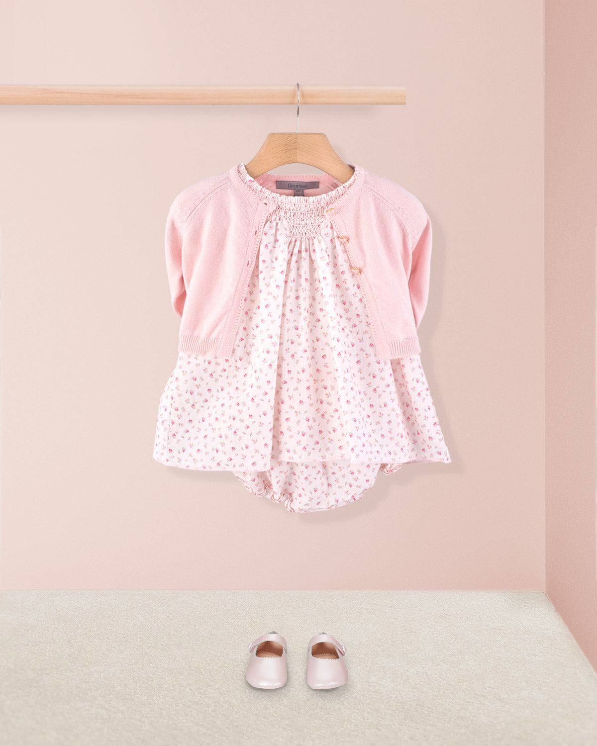 Etoile Petits Fleurs Octuose 2-Piece Set - Baby Dress