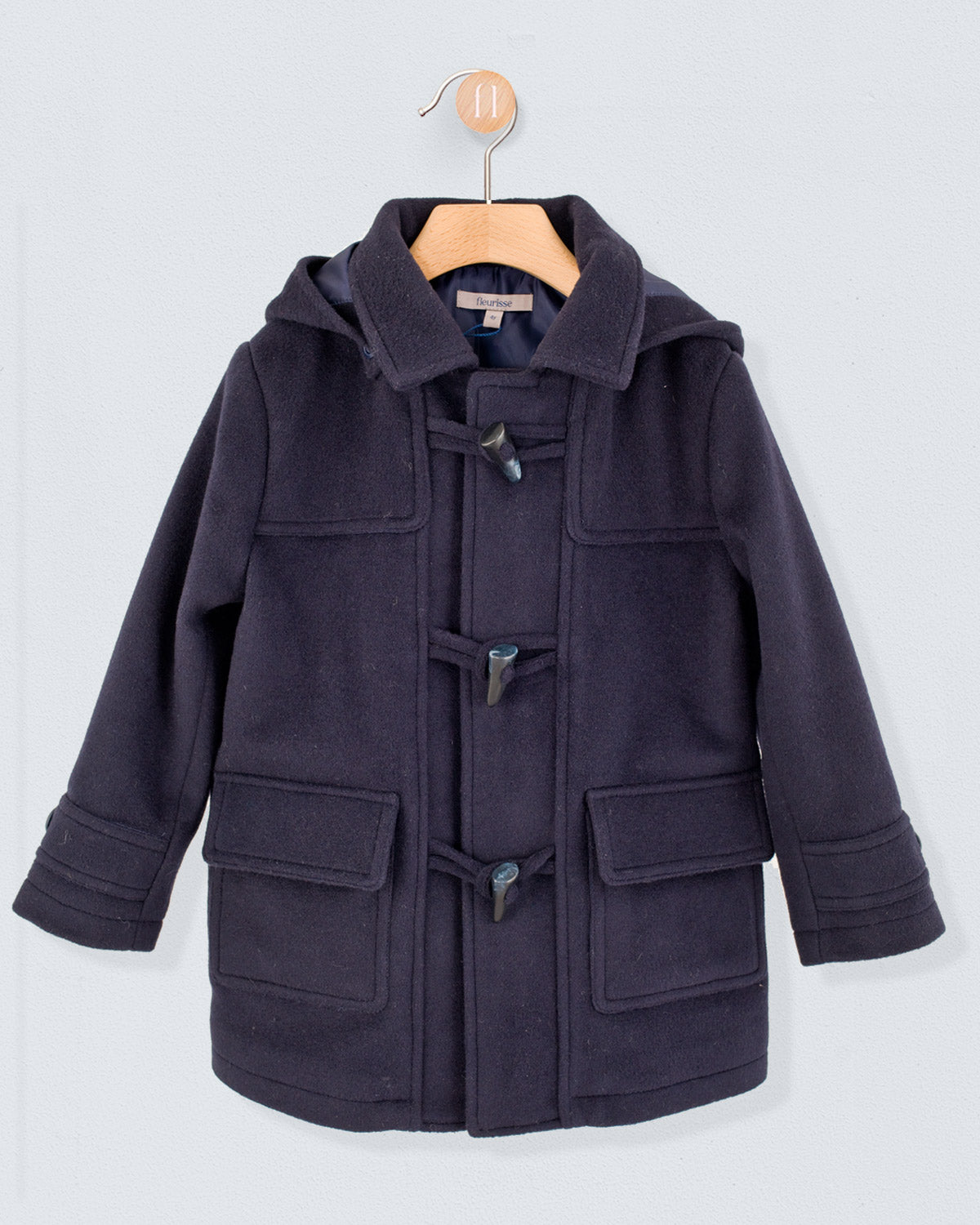 Maxime Classic Navy Toggle Coat - Coat