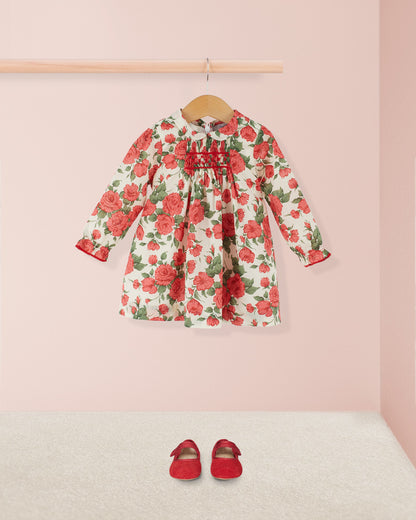 Baby Eveline Ruby Rose Dress - Baby Dress