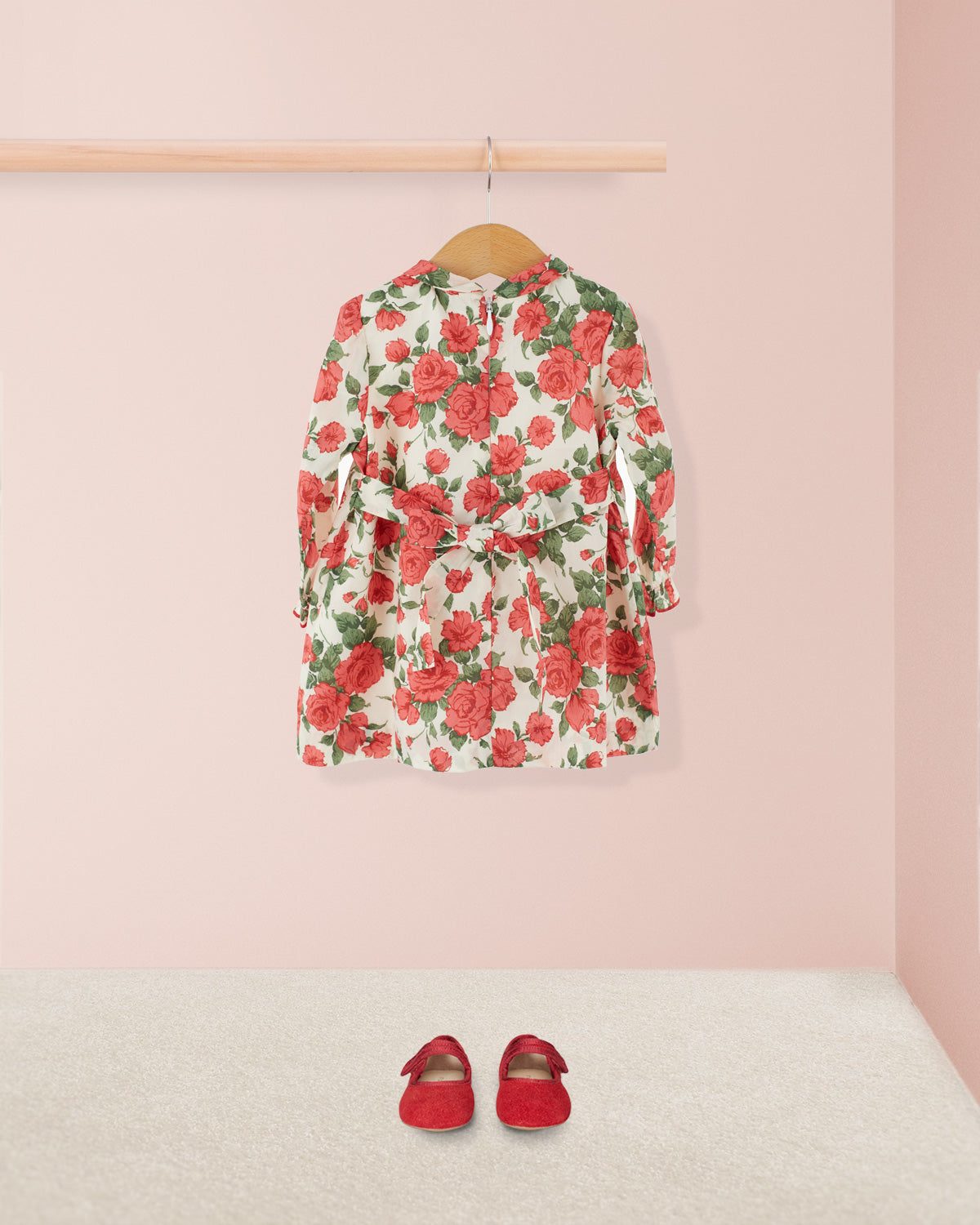 Baby Eveline Ruby Rose Dress - Baby Dress