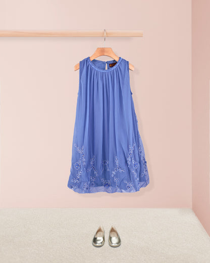 Fifi Cerulean Tulle Dress - Dress