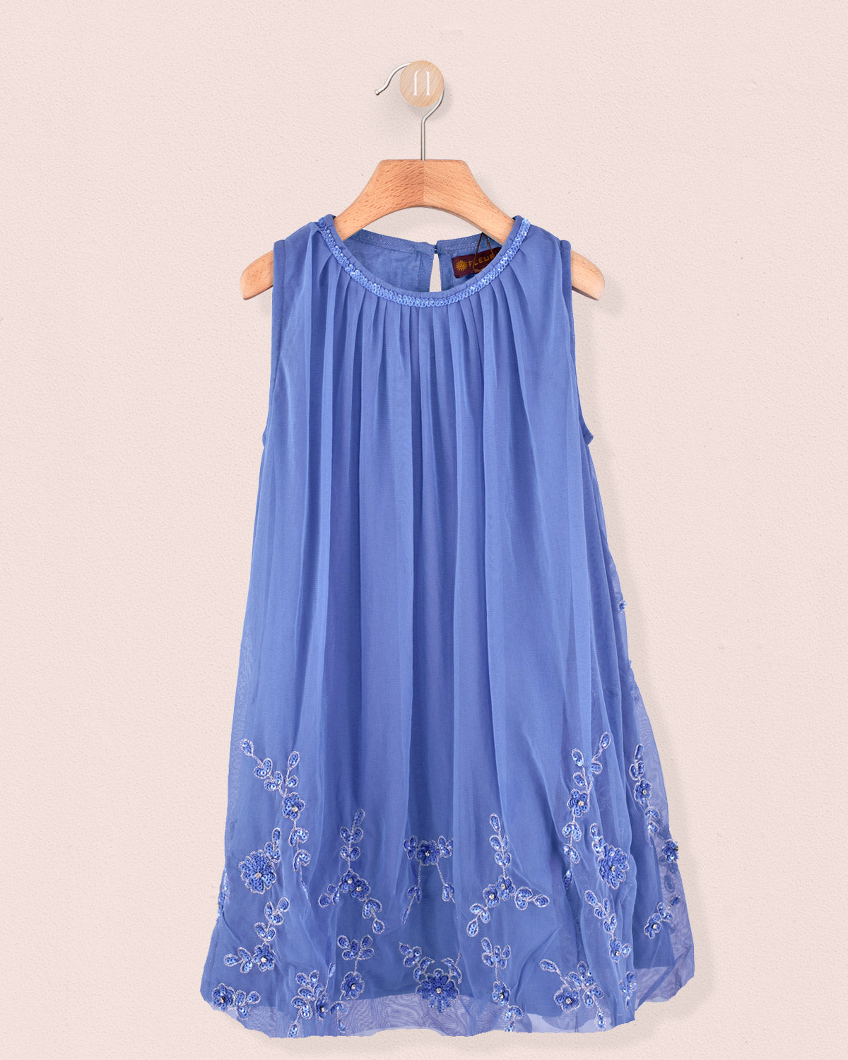Fifi Cerulean Tulle Dress - Dress