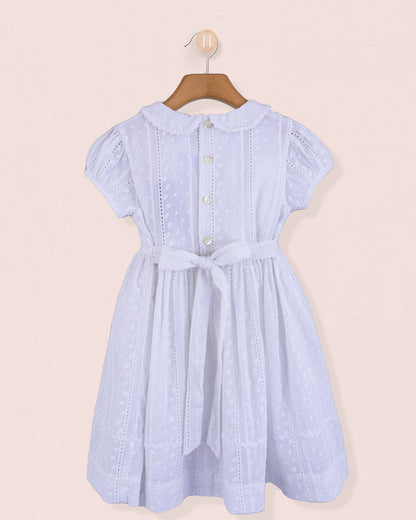 Florentine White Eyelet Dress - Dress