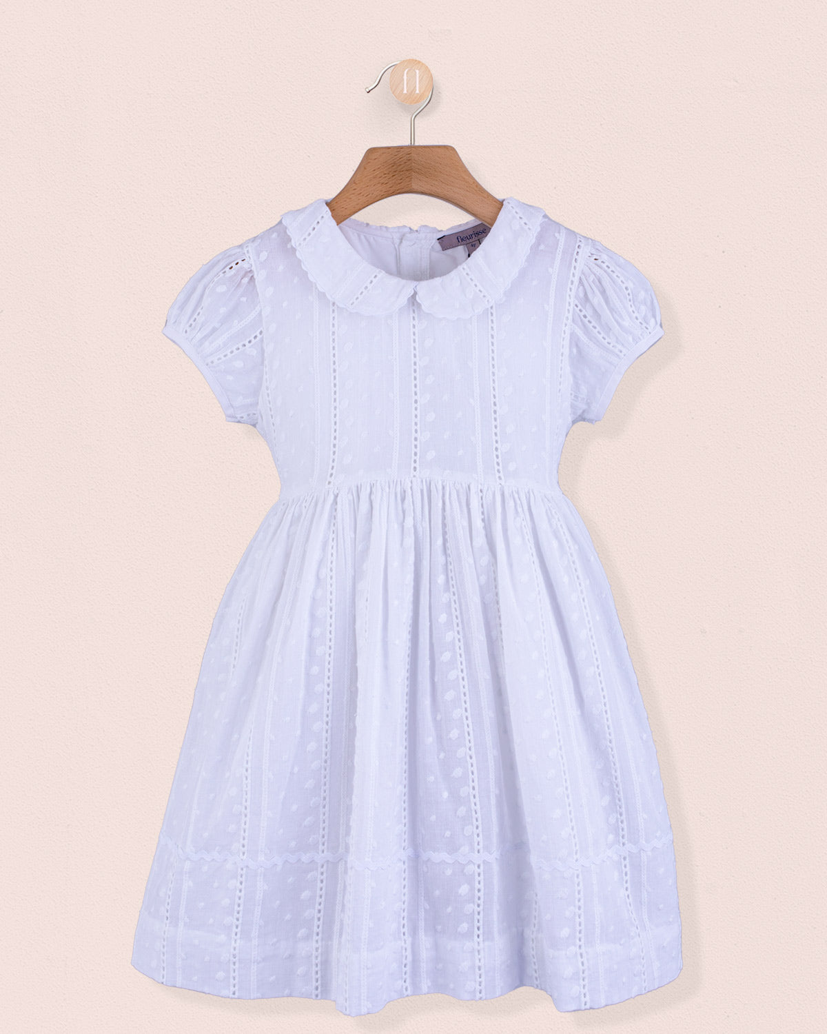 Florentine White Eyelet Dress - Dress