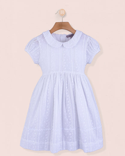Florentine White Eyelet Dress - Dress
