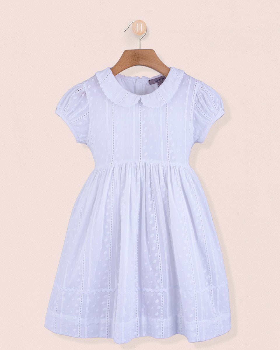 Florentine White Eyelet Dress