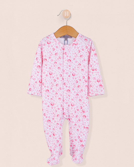 Pima Pink Flowers Stretchie - Stretchie