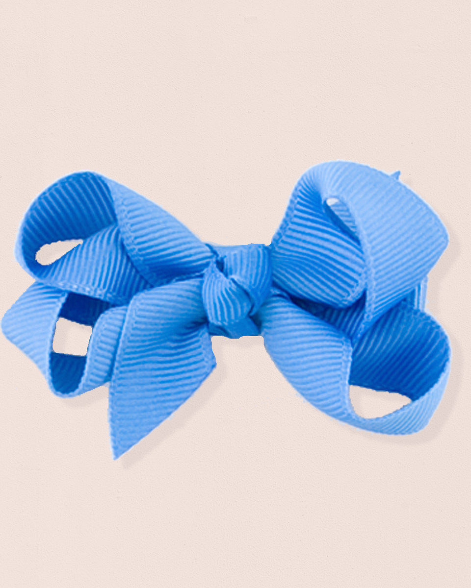 Hairbow 6cm Cerulean Gros Grain