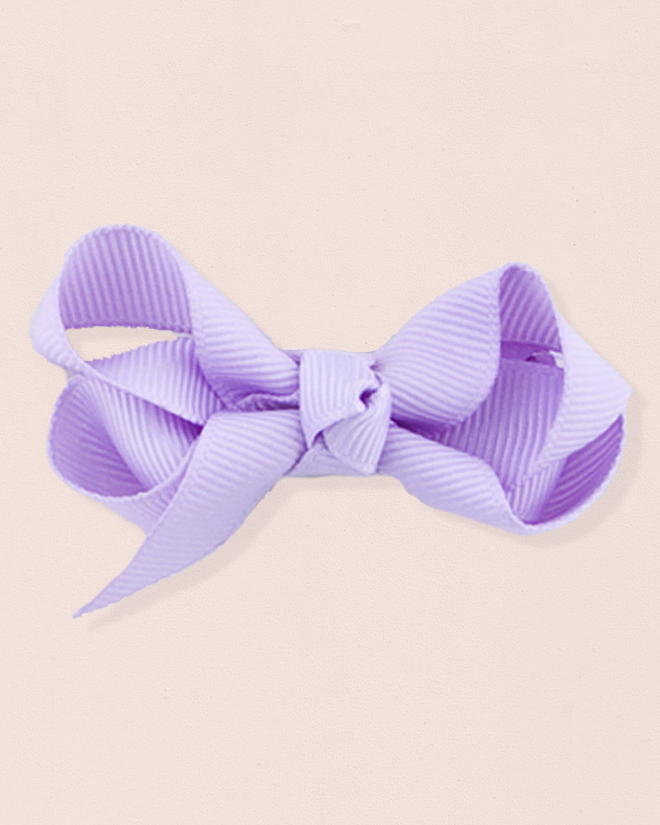 Hairbow 6cm Lavender Gros Grain