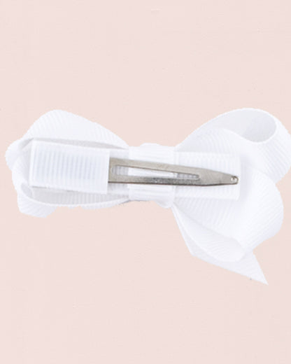 Hairbow 6cm White Gros Grain - Hairbow