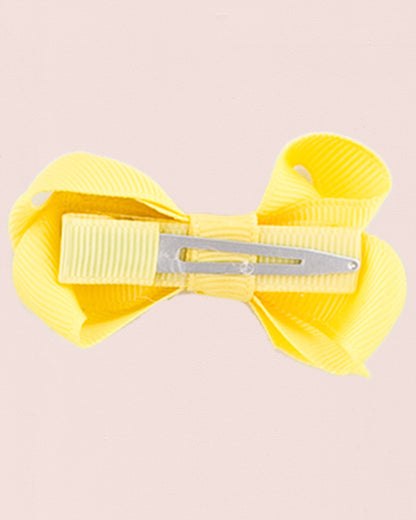 Hairbow 6cm Yellow Gros Grain - Hairbow