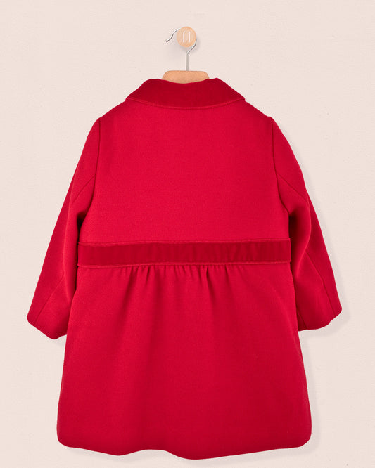Madeline Classic Red Coat - Coat