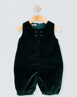 Harry Italian Green Velvet Romper
