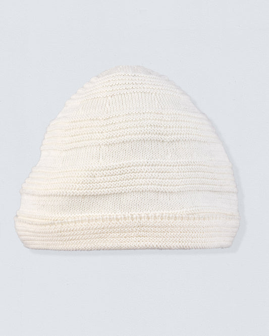 Jackpot Cream Ribbed Hat - Hat