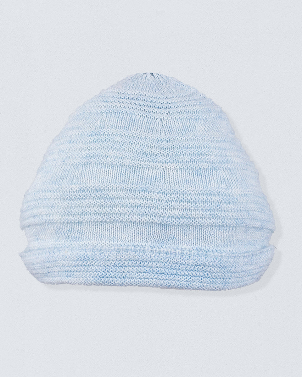 Jackpot Light Blue Ribbed Hat