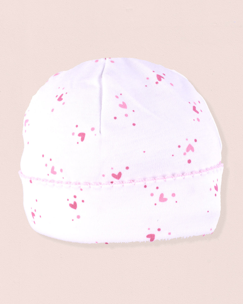 Pima Mini Hearts Hat