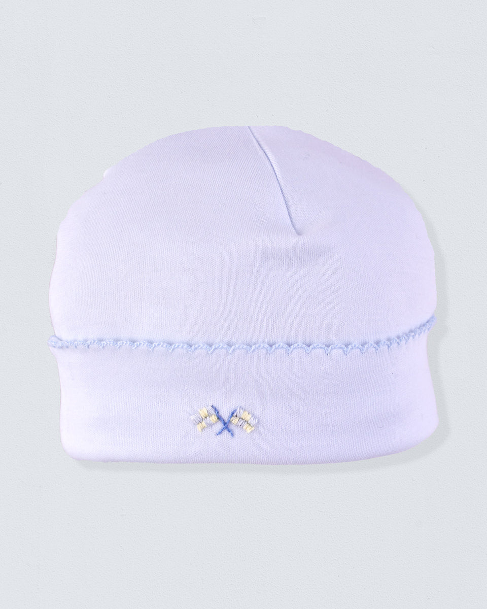 Pima Blue Embroidered Car Hat