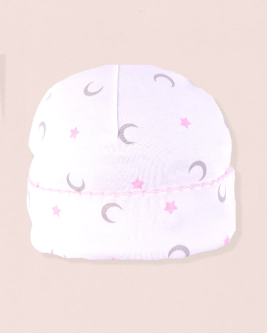 Pima Moon and Stars Pink Hat - Hat
