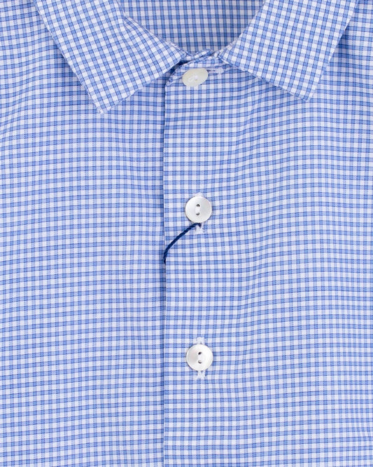 Henry Outline Blue Gingham Shirt - Shirt