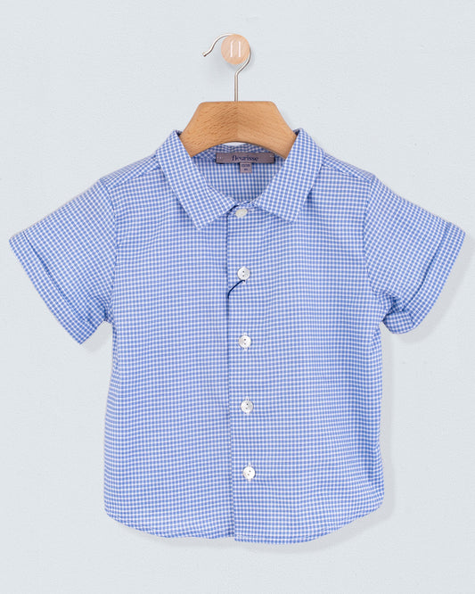 Henry Outline Blue Gingham Shirt - Shirt