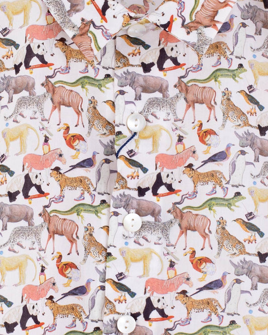 Henry Liberty Colorful Animals Shirt - Shirt