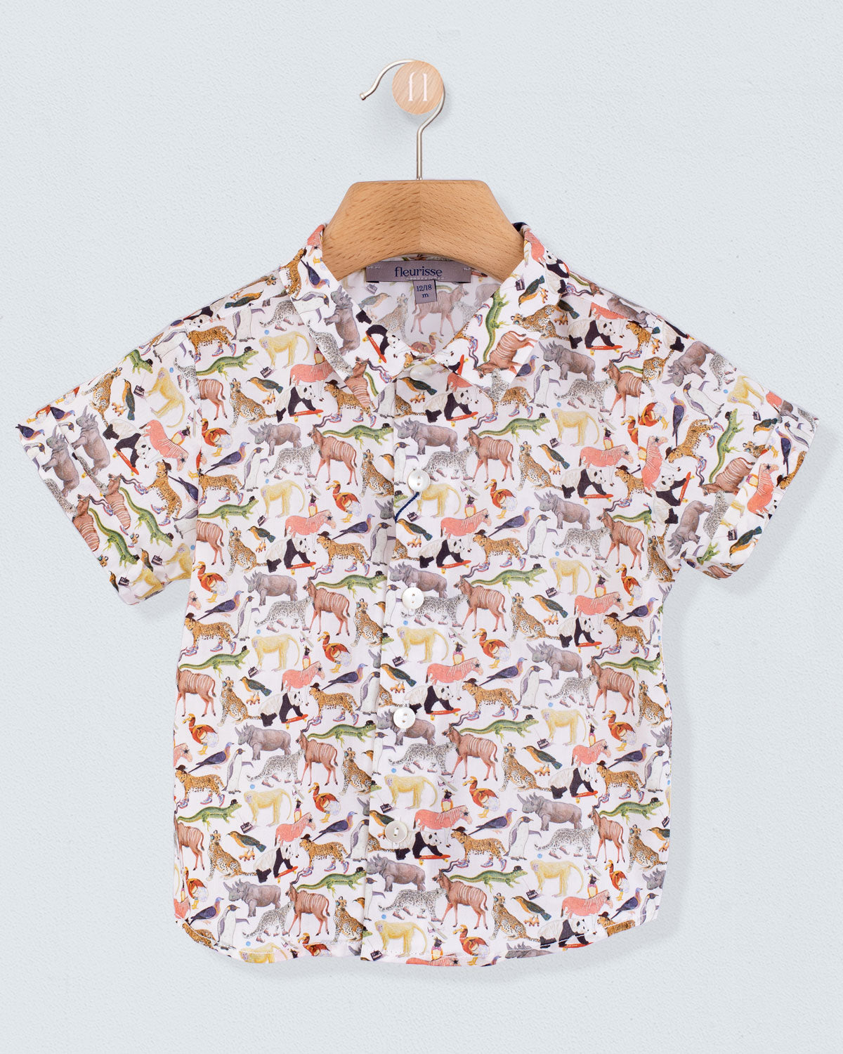 Henry Liberty Colorful Animals Shirt - Shirt