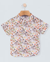 Henry Liberty Colorful Animals Shirt