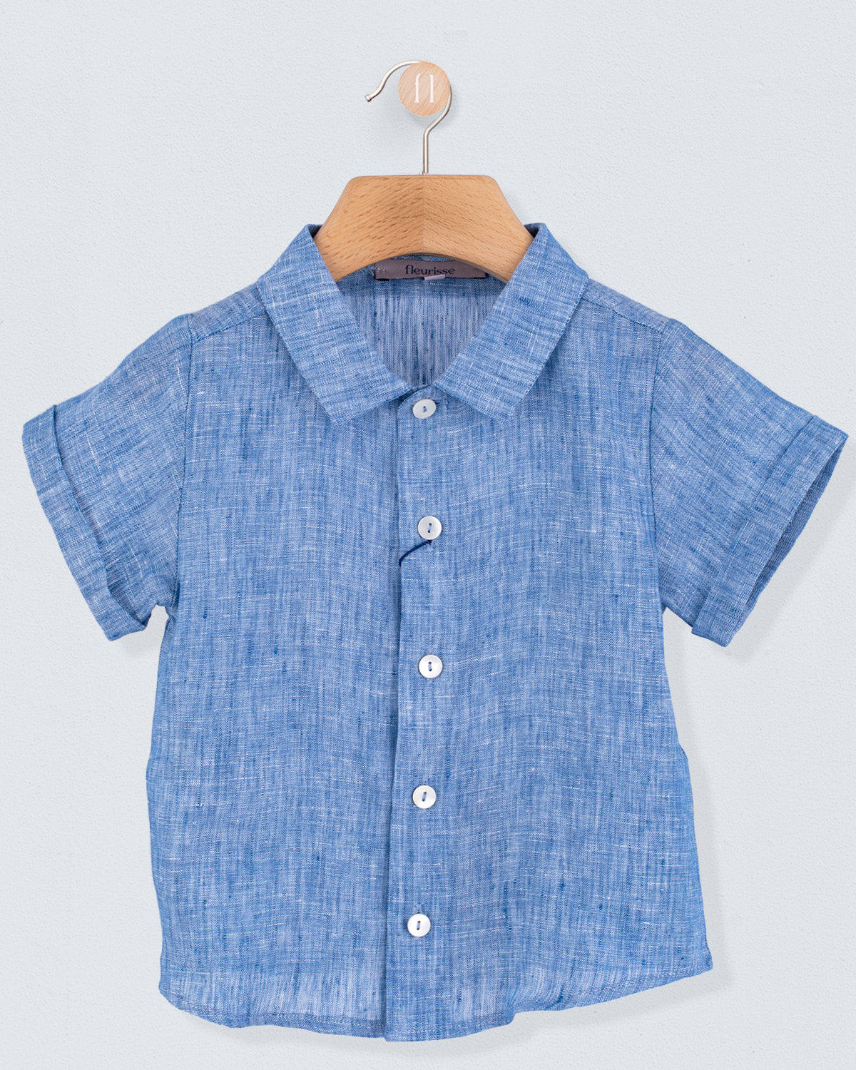 Henry Sea Foam Linen Shirt - Shirt
