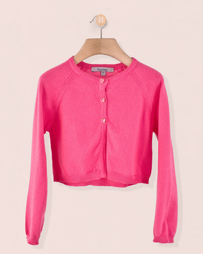 Betsy Honeysuckle with Butterfly Buttons - Cardigan