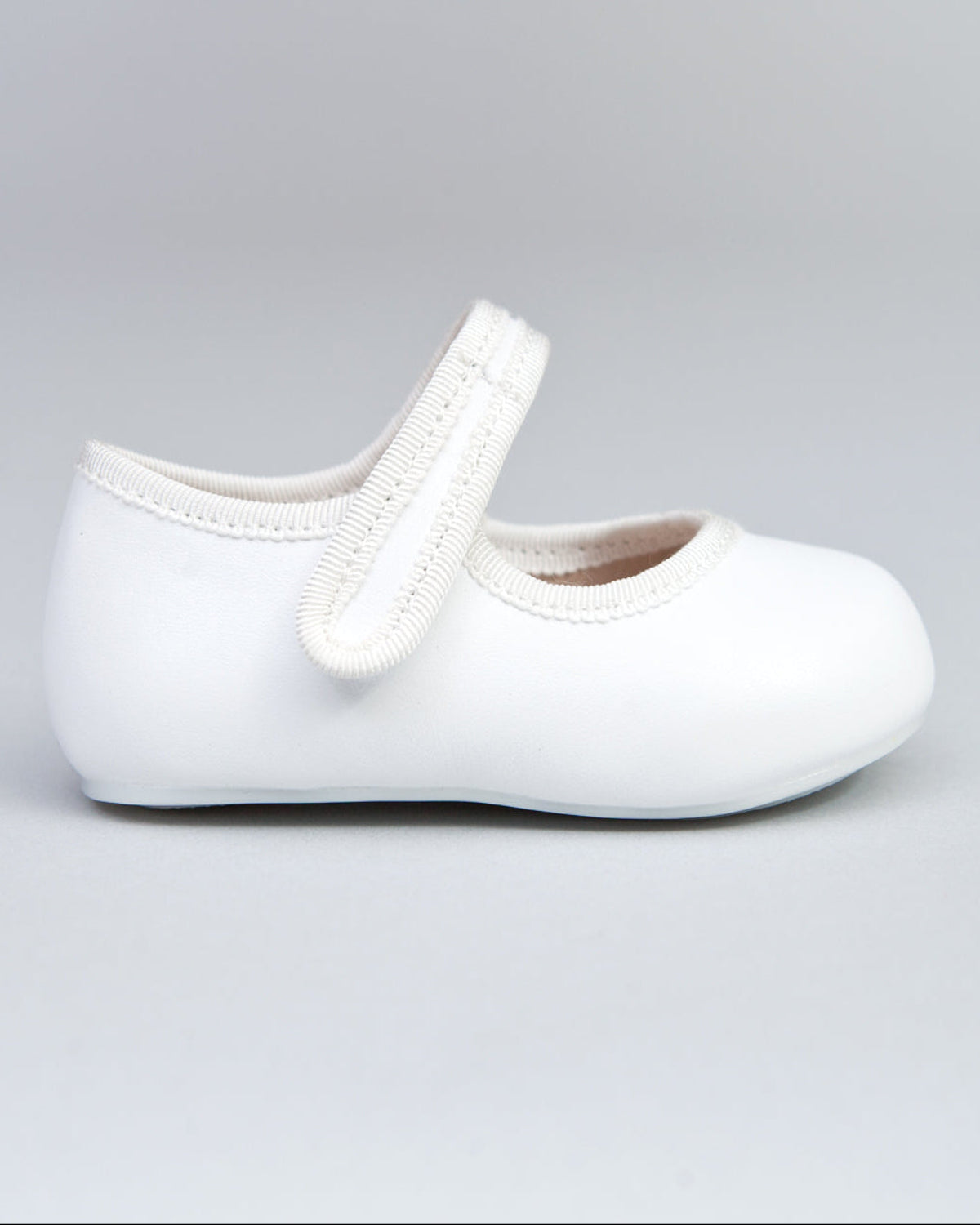 Isabelle White Leather Baby Mary-Jane - Shoe