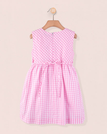 Jolie Candy Gingham Dress - Dress