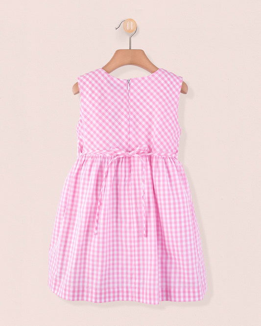 Jolie Candy Gingham Dress - Dress