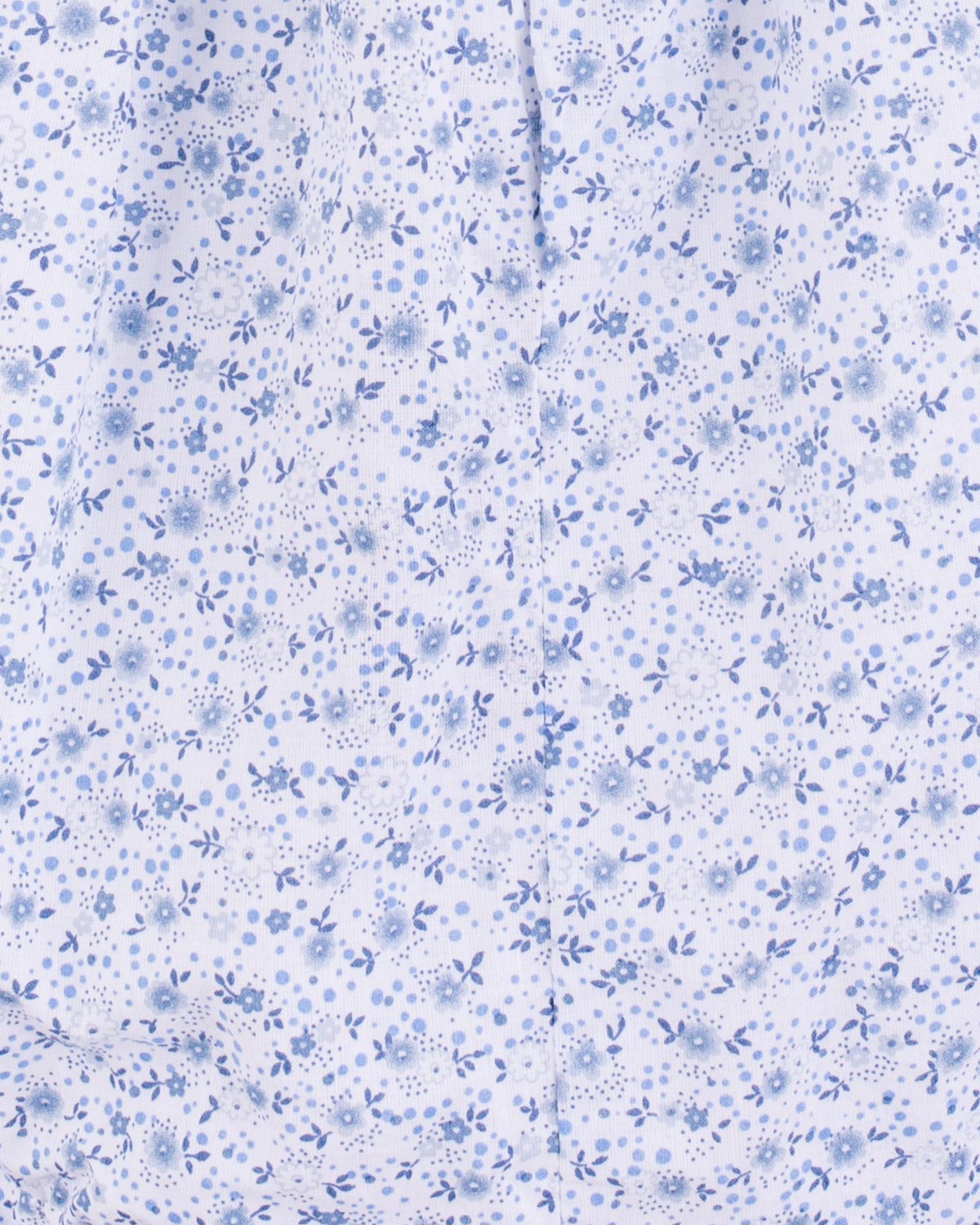 Joyeuse Petit Fleurs Bleus Smocked Bubble - Romper