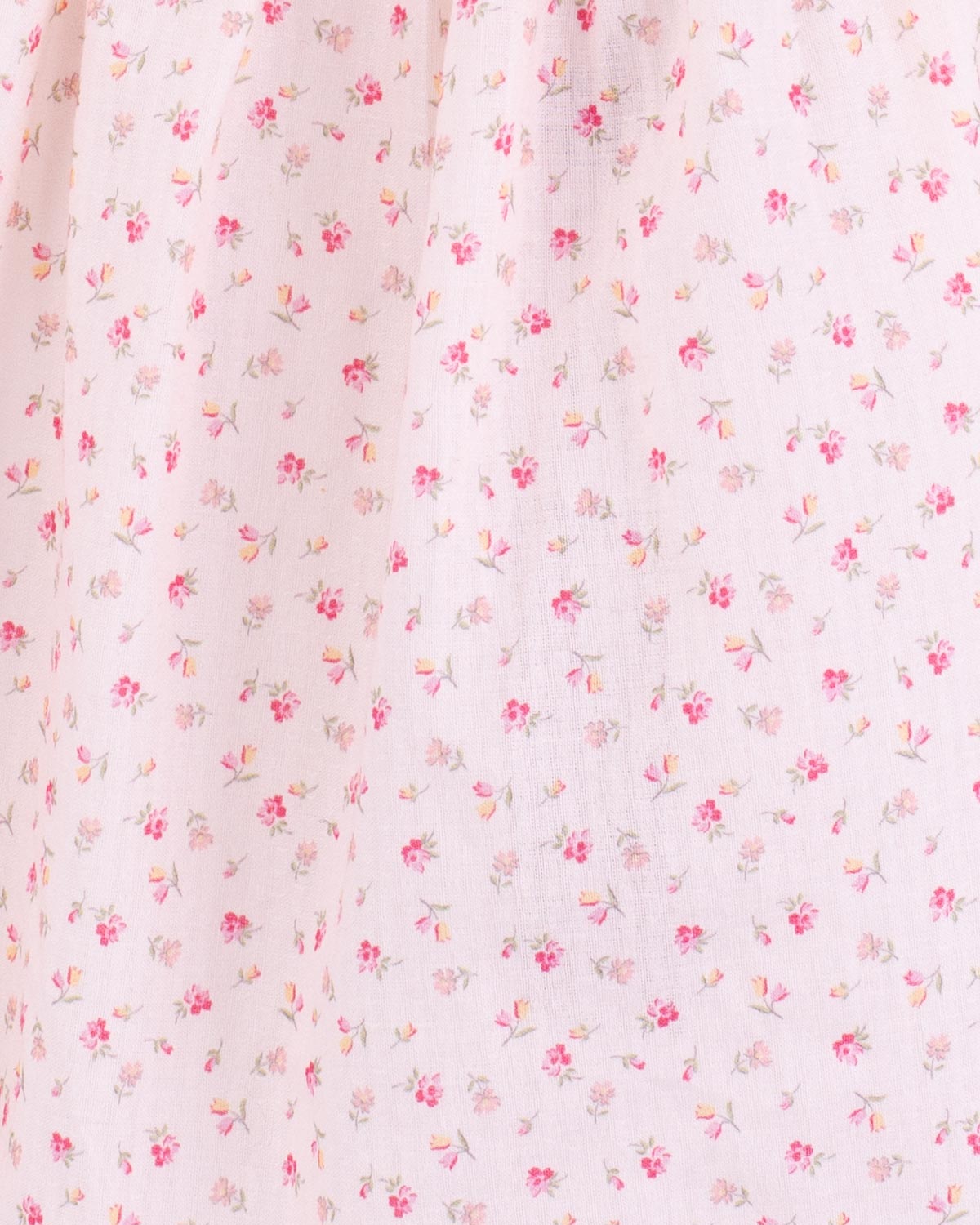 Joyeuse Petit Fleurs Roses Smocked Bubble - Romper