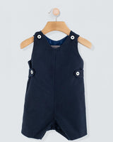 Kennedy Italian Navy Flannel Romper