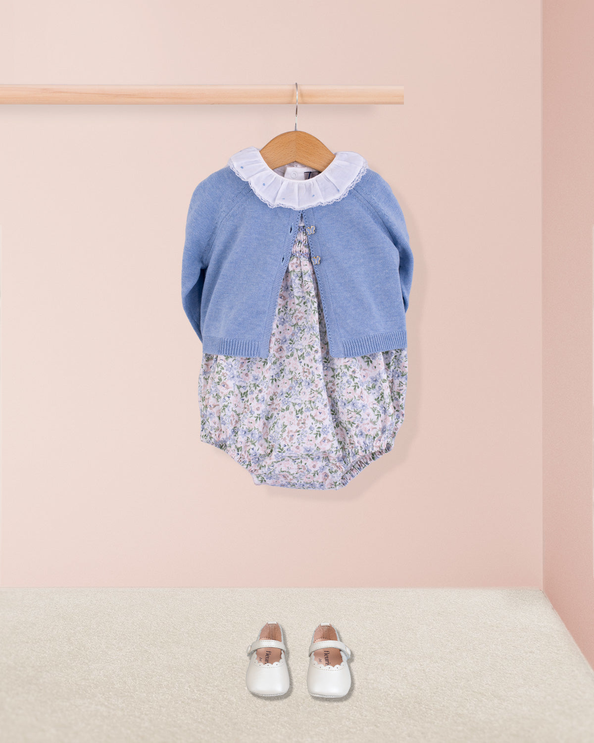 Kensington Lauren Blue Floral Romper - Romper