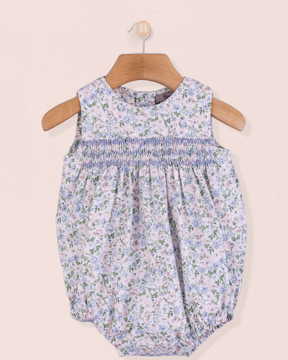 Kensington Lauren Blue Floral Romper